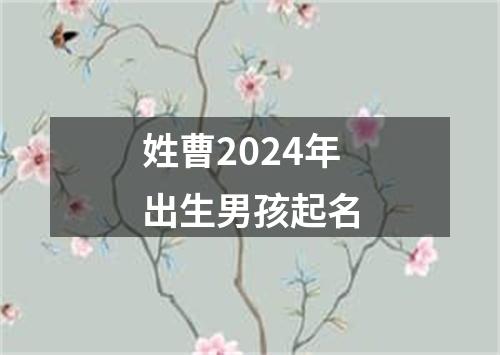 姓曹2024年出生男孩起名