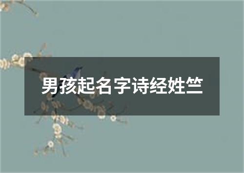 男孩起名字诗经姓竺