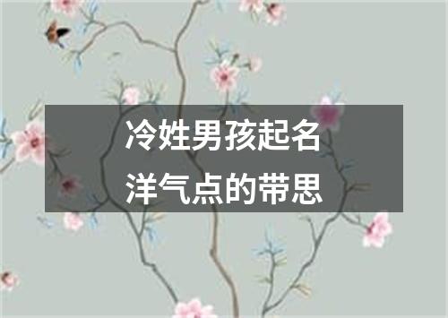 冷姓男孩起名洋气点的带思