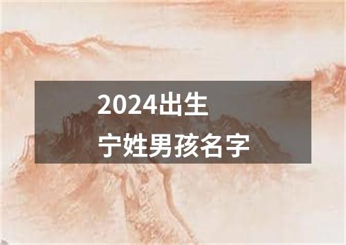 2024出生宁姓男孩名字