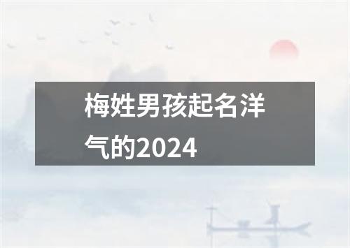 梅姓男孩起名洋气的2024