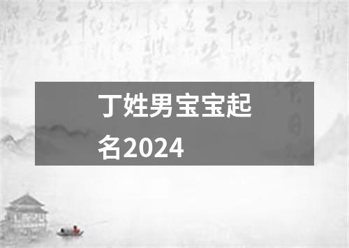 丁姓男宝宝起名2024