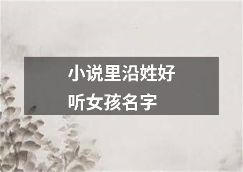 小说里沿姓好听女孩名字