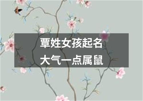 覃姓女孩起名大气一点属鼠