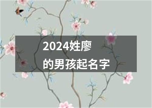 2024姓廖的男孩起名字