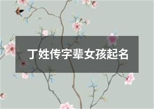 丁姓传字辈女孩起名