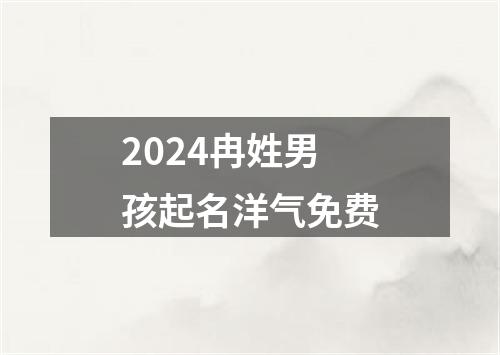 2024冉姓男孩起名洋气免费