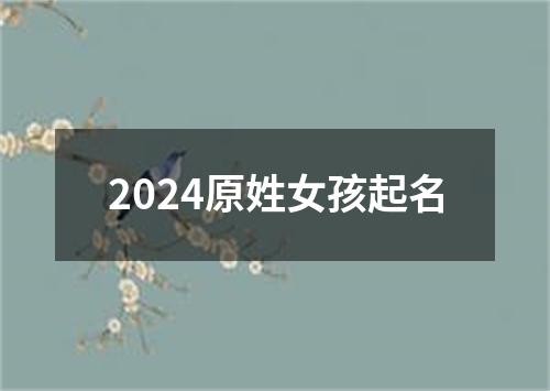 2024原姓女孩起名