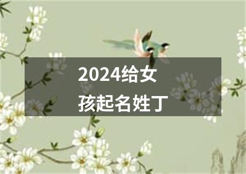 2024给女孩起名姓丁