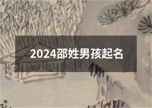 2024邵姓男孩起名