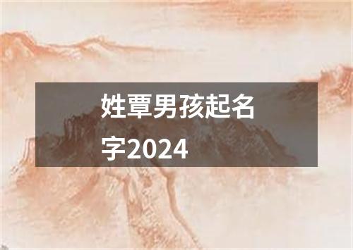 姓覃男孩起名字2024