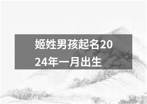 姬姓男孩起名2024年一月出生