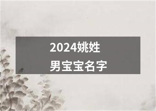 2024姚姓男宝宝名字