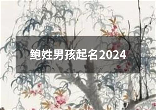 鲍姓男孩起名2024