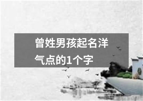 曾姓男孩起名洋气点的1个字