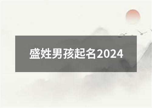 盛姓男孩起名2024