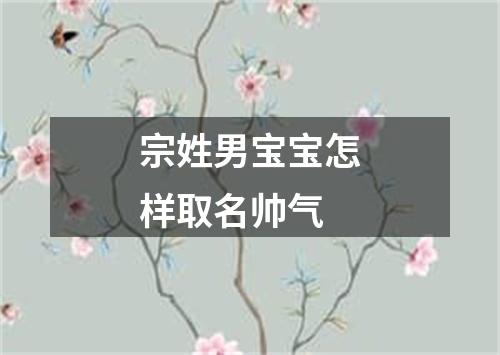 宗姓男宝宝怎样取名帅气