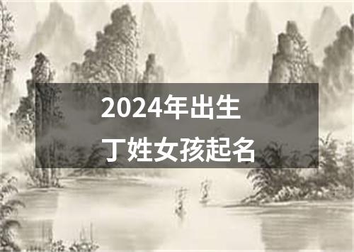 2024年出生丁姓女孩起名