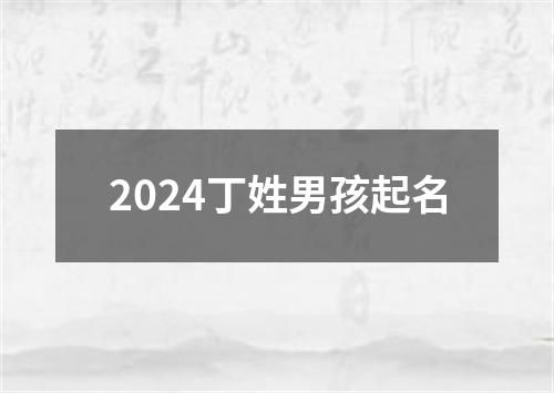 2024丁姓男孩起名