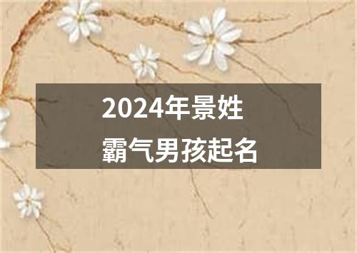 2024年景姓霸气男孩起名