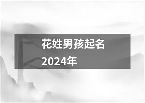 花姓男孩起名2024年