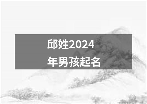 邱姓2024年男孩起名