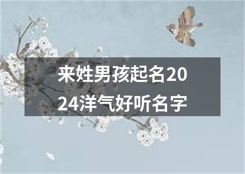 来姓男孩起名2024洋气好听名字