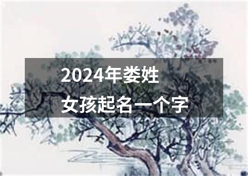 2024年娄姓女孩起名一个字