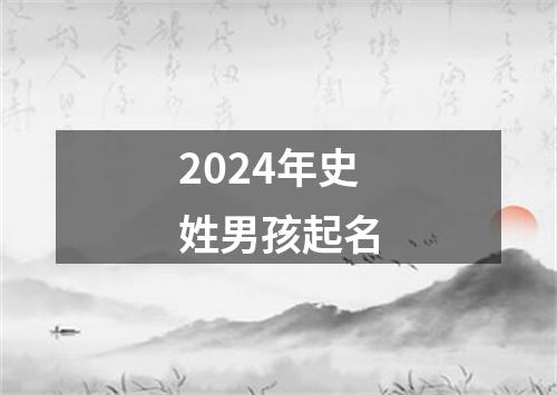 2024年史姓男孩起名