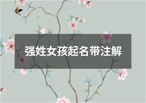 强姓女孩起名带注解