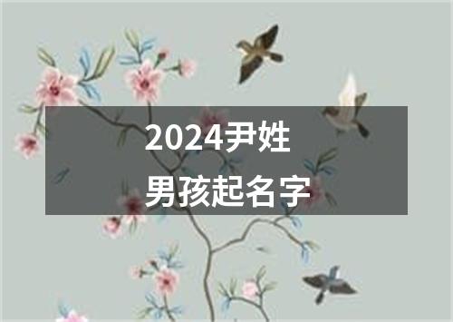 2024尹姓男孩起名字