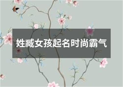 姓臧女孩起名时尚霸气