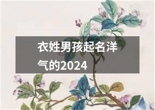 衣姓男孩起名洋气的2024