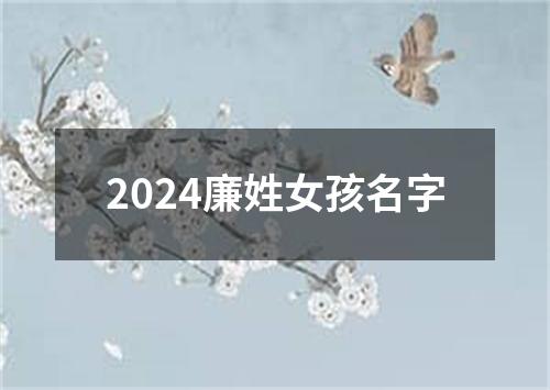 2024廉姓女孩名字