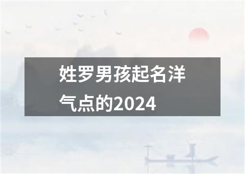 姓罗男孩起名洋气点的2024