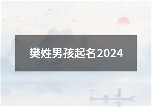 樊姓男孩起名2024