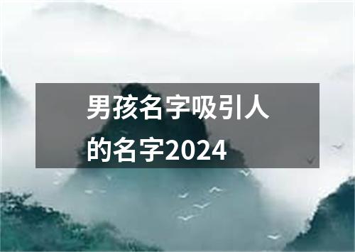 男孩名字吸引人的名字2024