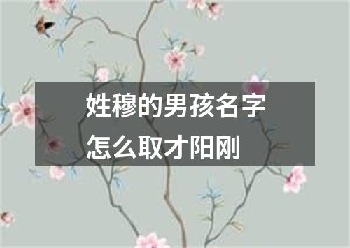 姓穆的男孩名字怎么取才阳刚