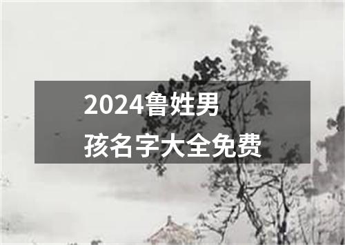 2024鲁姓男孩名字大全免费