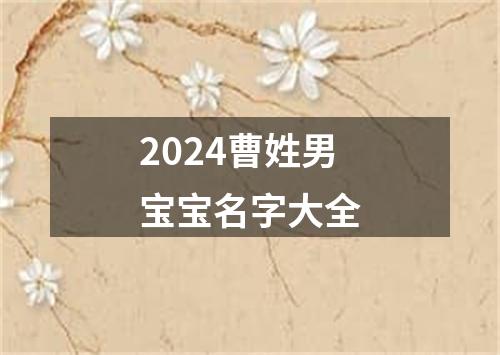 2024曹姓男宝宝名字大全