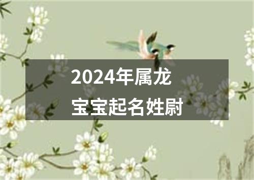 2024年属龙宝宝起名姓尉