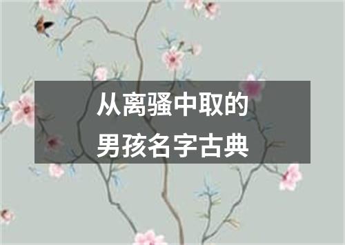 从离骚中取的男孩名字古典