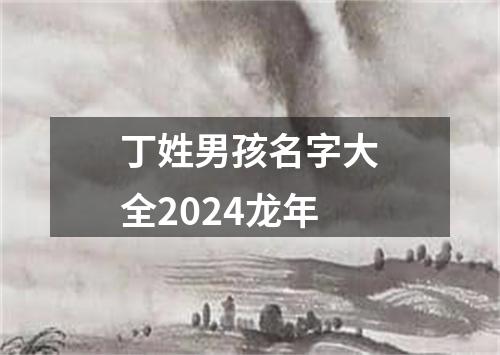 丁姓男孩名字大全2024龙年