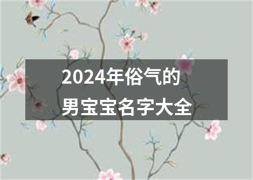 2024年俗气的男宝宝名字大全