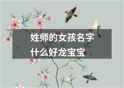 姓师的女孩名字什么好龙宝宝