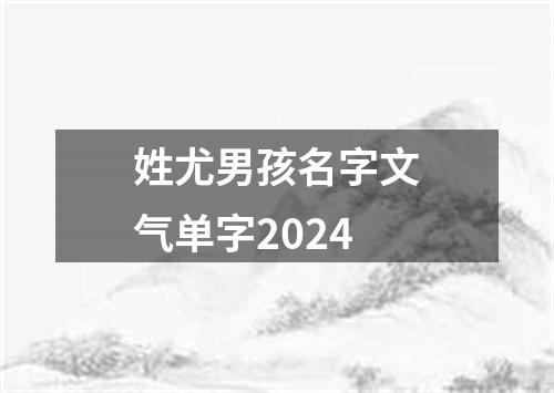 姓尤男孩名字文气单字2024