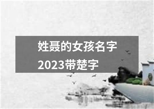 姓聂的女孩名字2023带楚字