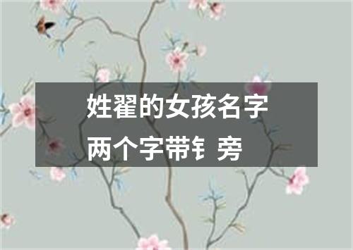 姓翟的女孩名字两个字带钅旁