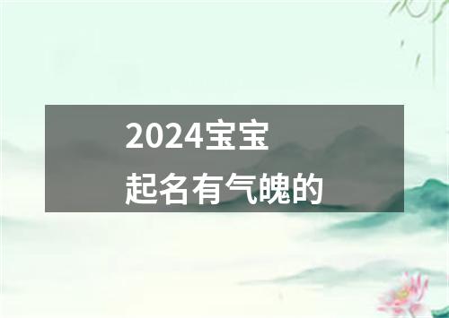 2024宝宝起名有气魄的