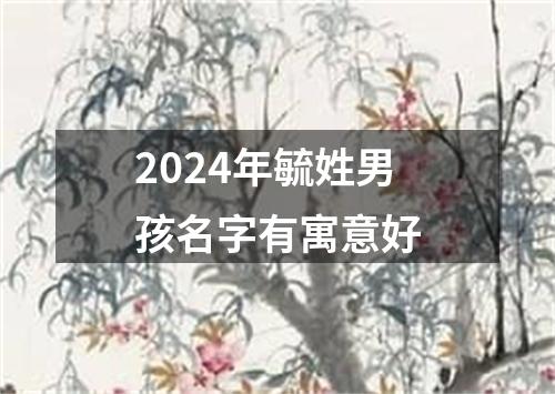 2024年毓姓男孩名字有寓意好